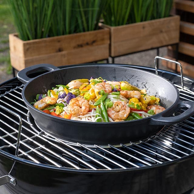 wok-pan Multigrill compatible Mustang Grill